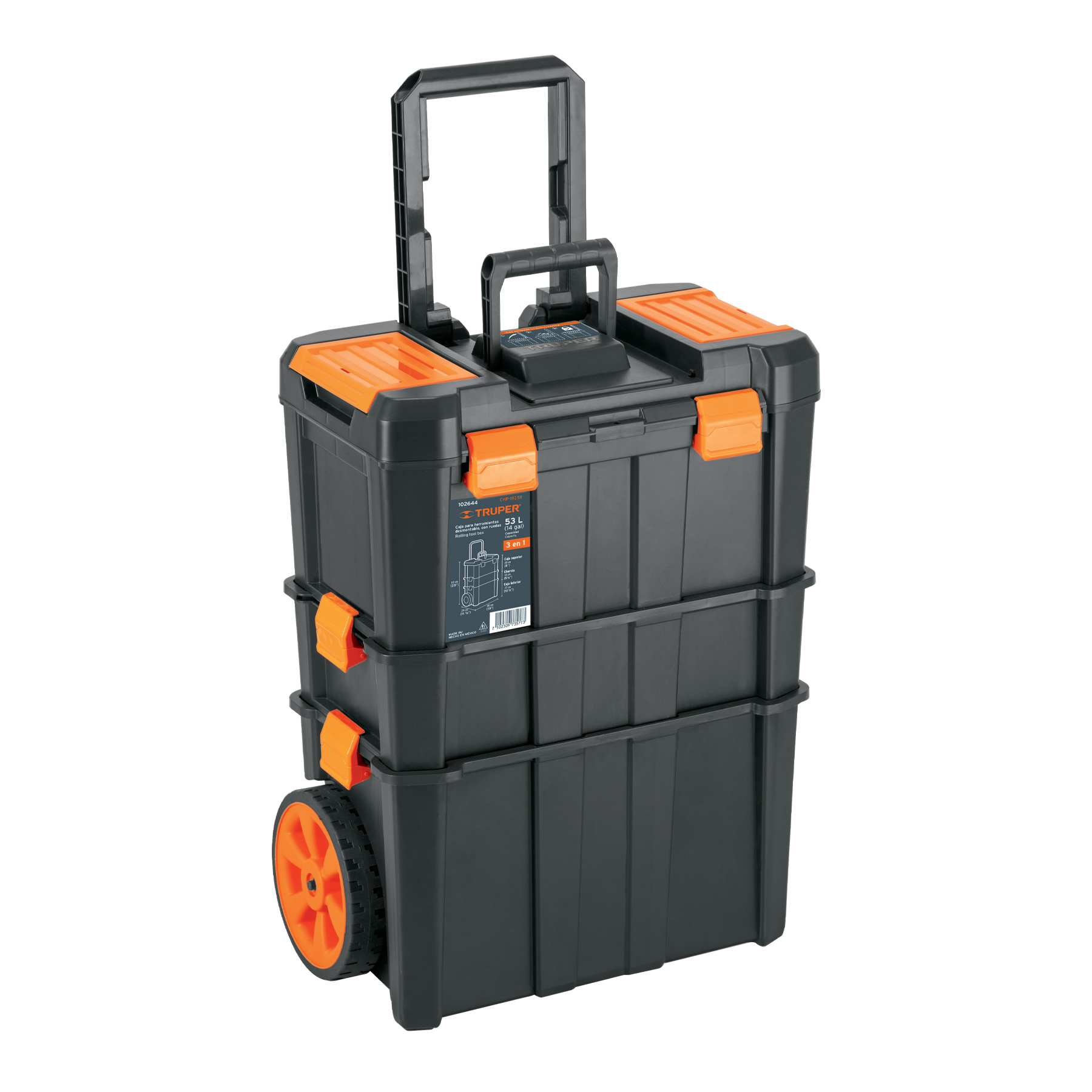 Juego de caja para herramientas con rodos