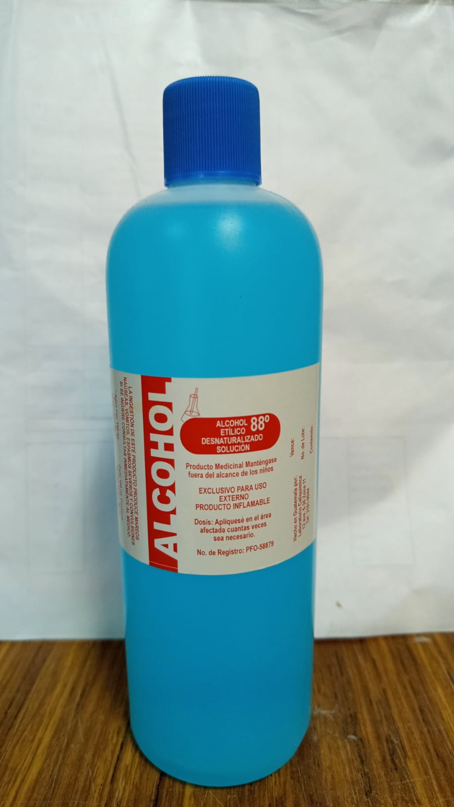 Alcohol etílico desnaturalizado