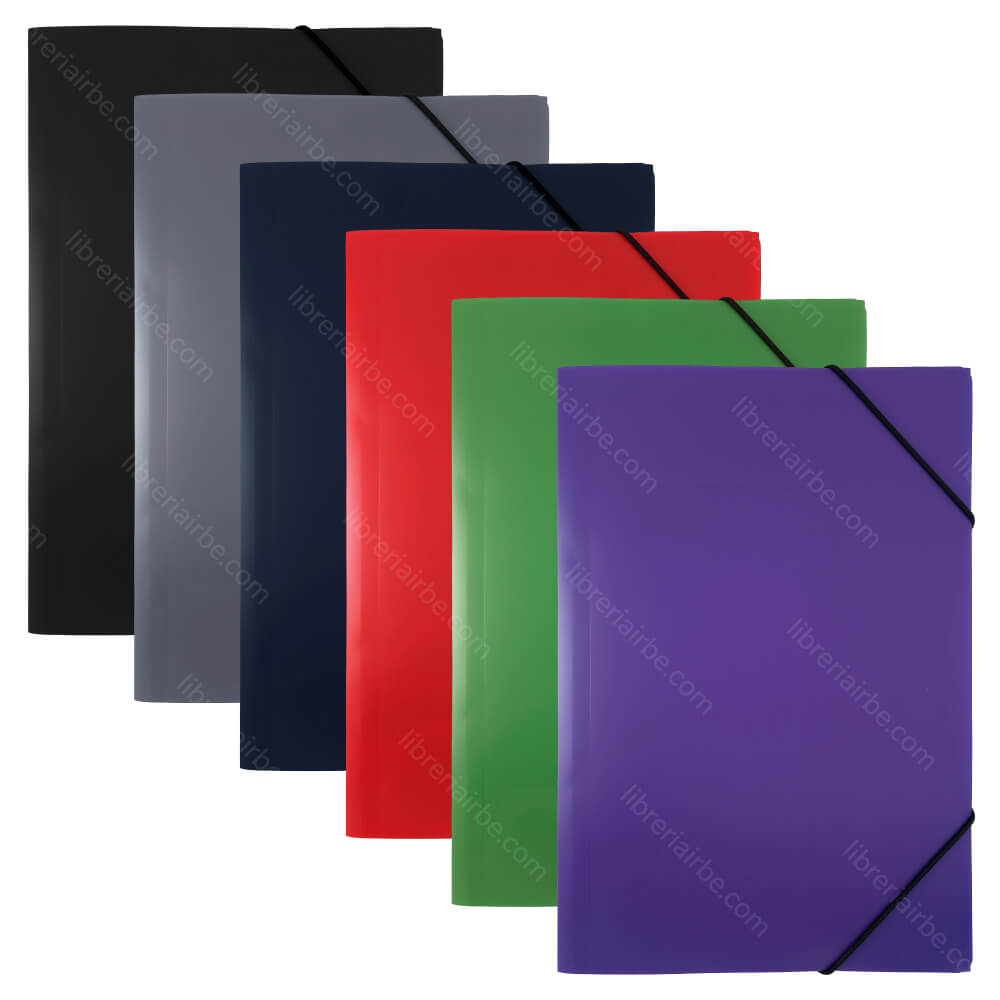 Folder con banda elástica