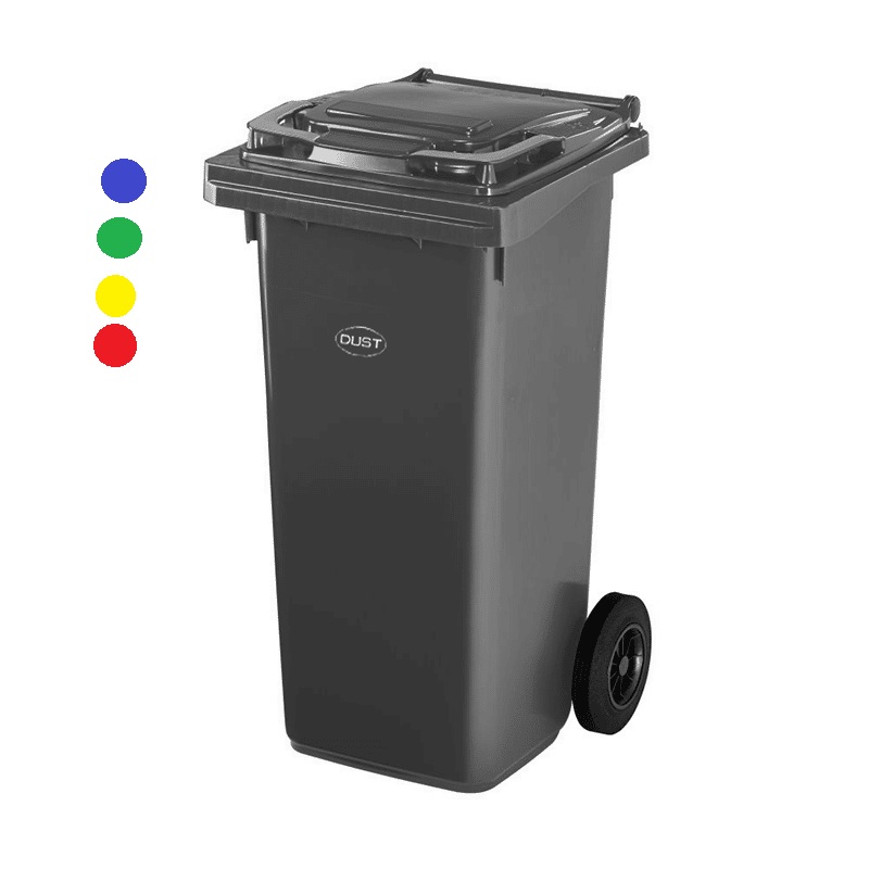 Contenedor con tapadera para basura